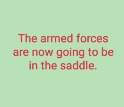 "in the saddle" picture
