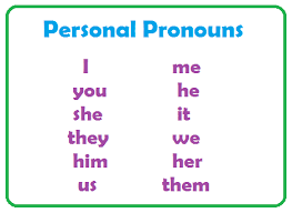 "personal pronoun" picture