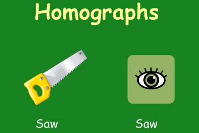 "homograph" picture