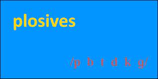 "plosive" picture