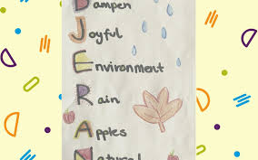 "acrostic" picture