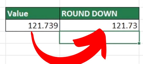 "round down" picture