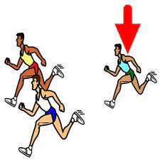 "lag behind" picture
