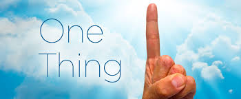 "for one thing" picture