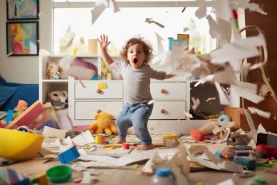 "make a mess of" picture