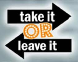 "somebody can take it or leave it" picture