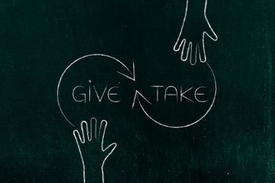 "give and take" picture