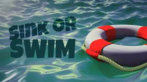 "sink or swim" picture
