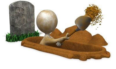"dig your own grave" picture