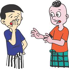 "talk someone's ear off" picture
