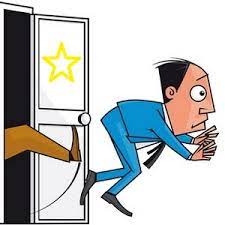 "show someone the door" picture