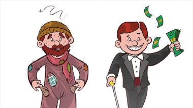 "from rags to riches" picture