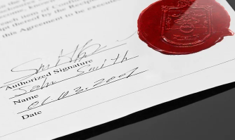 "signed and sealed" picture