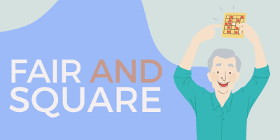 "fair and square" picture