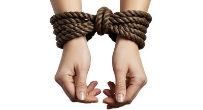 "someone's hands are tied" picture
