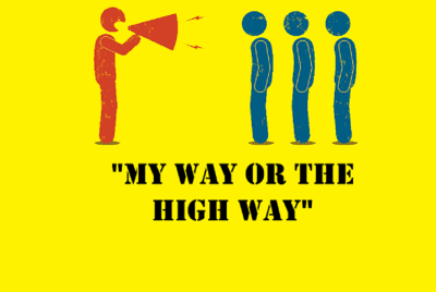 "my way or the highway" picture